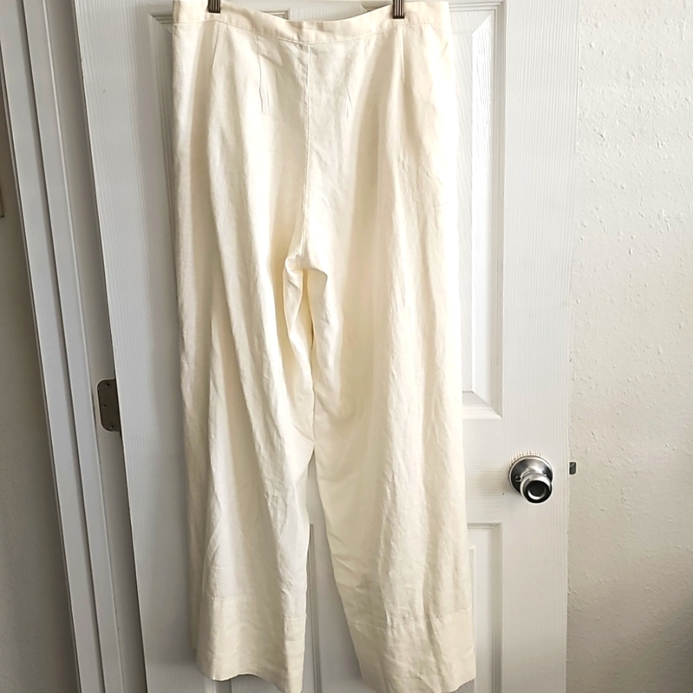 H&M Divided White Fabric Pants Only - Picture 6 of 8